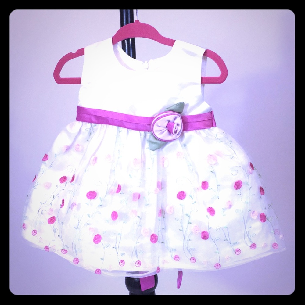 Ivory Dress with Roses by Jayne Copeland - Easter!